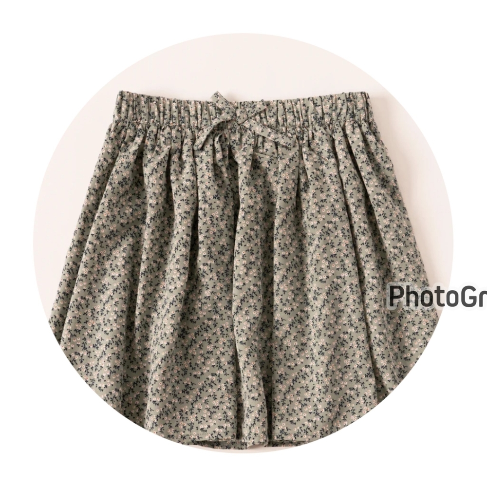 Vine floral skirt